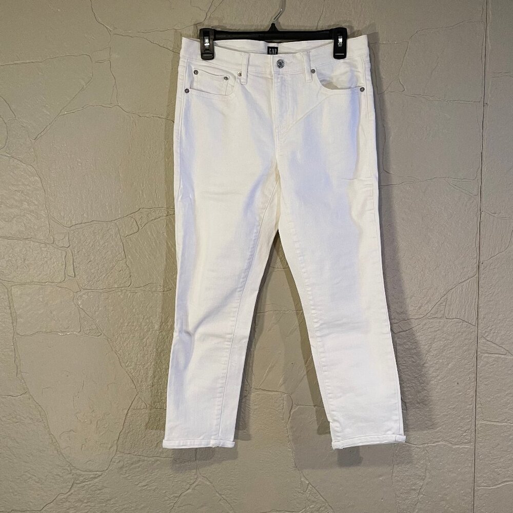 Gap Best Girlfriend White Denim Jeans - Women's 28 Regular